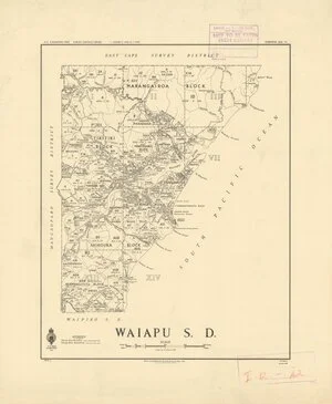 Waiapu S.D. [electronic resource] / drawn by W.J. Burton, 1949.