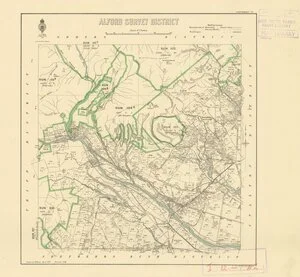 Alford Survey District [electronic resource] / drawn by J.M. Kemp, April 1889.