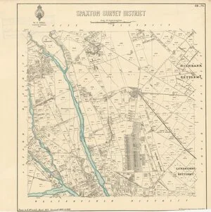 Spaxton Survey District [electronic resource] / drawn by H. McCardell. March 1883.