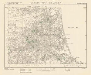 Christchurch & Sumner [electronic resource] / drawn by J.D. Meadows, 1953.