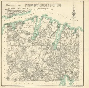 Pigeon Bay Survey District [electronic resource] / drawn by H. McCardell, June 1889.