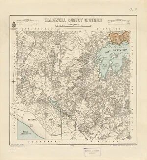 Halswell Survey District [electronic resource] / drawn by G.P. Wilson, July 1893.