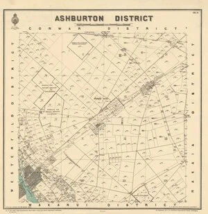 Ashburton District [electronic resource] / drawn by R. Schmidt, Dec 1879.