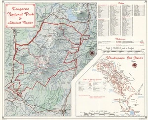Tongariro National Park & adjacent region / compiled and drawn by the Department of Lands and Survey, Wellington, for the Tongariro National Park Board.