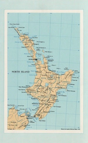 [New Zealand maps for botanical paper] / drawn by Lands & Survey Dept., N.Z.