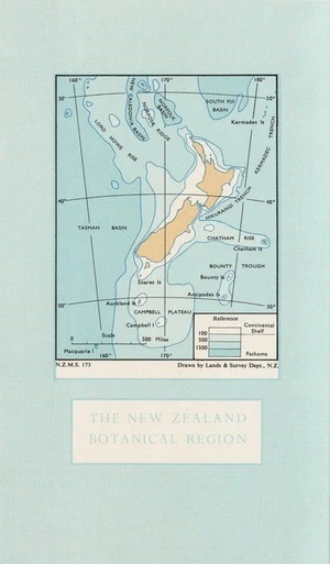 The New Zealand botanical region / drawn by Lands & Survey Dept., N.Z.