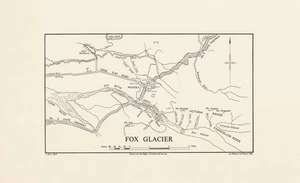 Fox Glacier / drawn by the Dept. of Lands and Survey.