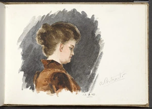 Hill, Mabel 1872-1956 :A portrait. 12. 8. [18]90
