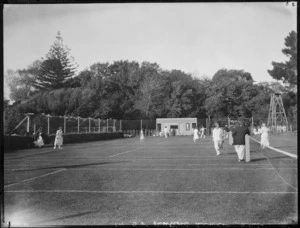 New grass courts at the Putiki Tennis Club, Wanganui