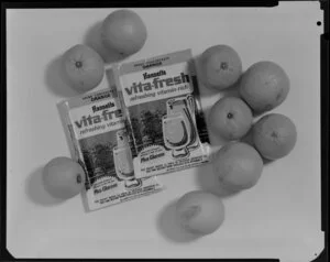 Packet of Vita Fresh drink mix with oranges