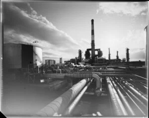 Oil refinery, location unidentified