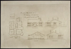Architect unknown :Plan residence Harris Street for H Johnston, esq. [ca 1910-1930]