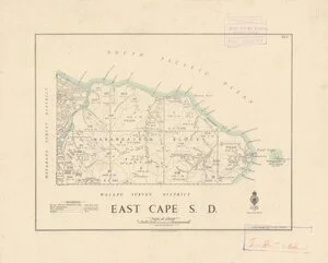 East Cape S. D. [electronic resource] / drawn by W.J. Burton, 1941.