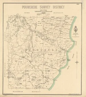 Pourerere Survey District [electronic resource] / drawn by A.D. Folley and W.J. Harding.