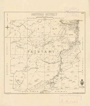 Patutahi District [electronic resource] / J.F. Berry, delt., Oct. 1926.