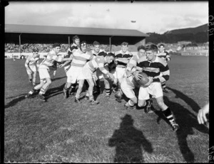Wellington versus St Patrick's rugby game