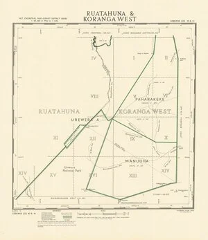 Ruatahuna & Koranga West [electronic resource] / P.L. Schwabe, '55.