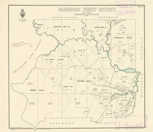 Ngaruroro Survey District [electronic resource] / drawn by C.T. Brown.