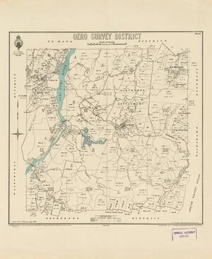 Oero Survey District [electronic resource] / drawn by C.T. Brown, May 1922.
