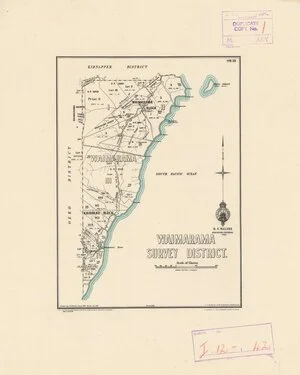 Waimarama Survey District [electronic resource] / drawn by C.T. Brown, June 1929.