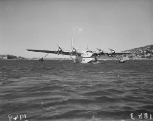 Flying boat at Evans Bay