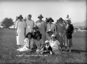 McKay's ladies cricket team, Trafalgar Park, Nelson