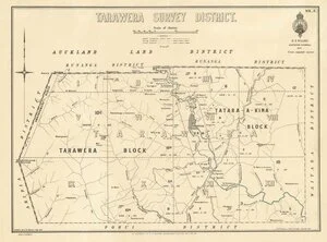 Tarawera Survey District [electronic resource] / drawn by C.T. Brown, July 1929.