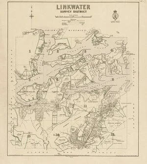 Linkwater Survey District [electronic resource] / drawn by J.M. Kemp, April 1894.