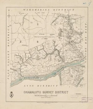 Onamalutu Survey District [electronic resource] / drawn by J.E. Leahy.