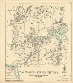 Wakamarina Survey District [electronic resource] / E. Pfankuch, delt. 1915 ; Additions by R.W. Grigor, 1925.