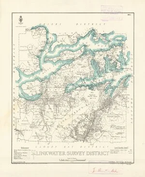 Linkwater Survey District [electronic resource] / drawn by K.P. Potete, 1938.