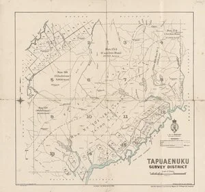 Tapuaenuku Survey District [electronic resource] / drawn by R.J. Crawford, September 1903.