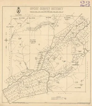 Upcot Survey District [electronic resource] / drawn by W.T. Nelson, August 1902.