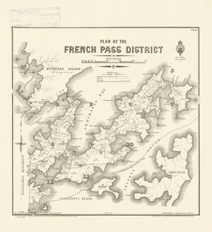 Plan of the French Pass [electronic resource] / drawn originally by J.G. Kelly.