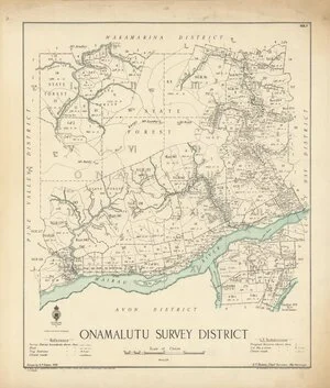 Onamalutu Survey District [electronic resource] / drawn by K.P. Potete, 1938.