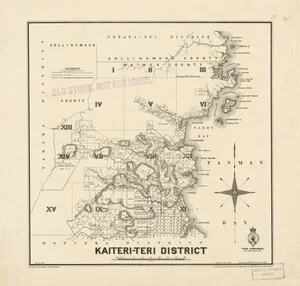 Kaiteri-teri District [electronic resource] / drawn by A. McKellar Wix, March 1896.