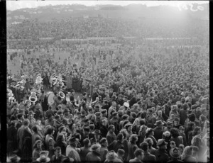 Crowd at the British versus Maori game