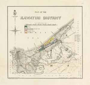 Plan of the Kawatiri District [electronic resource] / drawn by A. McKellar Wix, Jany. 1899.