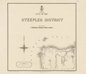 Plan of the Steeples District [electronic resource] / drawn by A. McKellar Wix, Jan. 1897.
