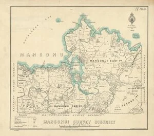 Mangonui Survey District [electronic resource] / drawn by Wm. Bardsley 1921.