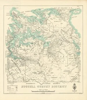 Russell Survey District [electronic resource] / delt. A.O. Woodall, May 1925.