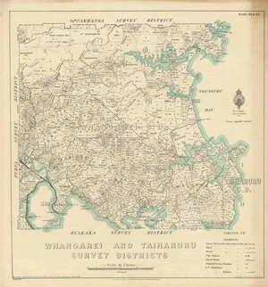 Whangarei and Taiharuru Survey Districts [electronic resource].