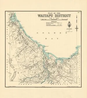 Plan of the Waitapu District [electronic resource] / C.H. Baigent, draughtsman.