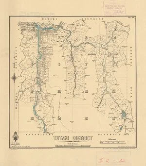 Tutaki District [electronic resource] / W.A. Styche, del. 1912.