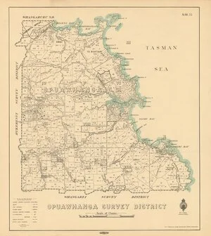 Opuawhanga Survey District [electronic resource] / P.B. Wright delt.