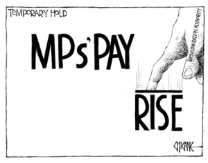 Winter, Mark 1958- :MPs' pay rise. 14 May 2011