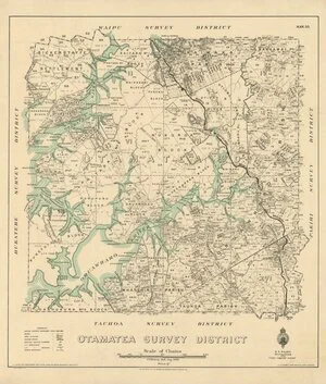 Otamatea Survey District [electronic resource] / T.P. Mahony, Delt. Aug. 1929.