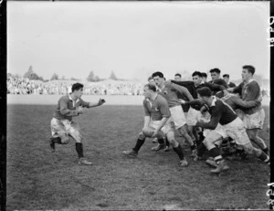 British Isles versus Wairarapa-Bush rugby game
