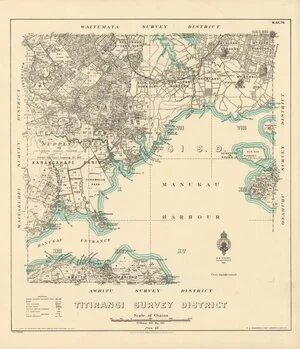 Titirangi Survey District [electronic resource] / T.P. Mahony, Delt. 1931.