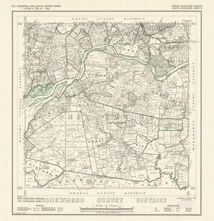 Onewhero Survey District [electronic resource] / W. Bardsley, 1932.
